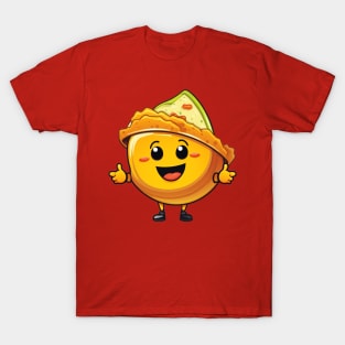 kawaii Taco cehees T-Shirt cute potatofood funny T-Shirt